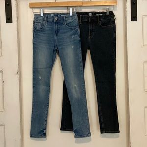 Lot of 2 boys Gap skinny jeans